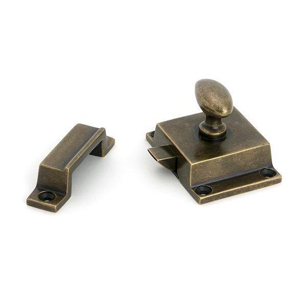 Burnished Brass Cabinet Latch - Cabinet Latches & Catches - From The Anvil - Yester Home