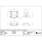 Burnished Brass Cabinet Latch - Cabinet Latches & Catches - From The Anvil - Yester Home
