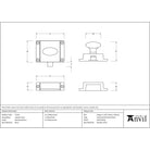 Burnished Brass Cabinet Latch - Cabinet Latches & Catches - From The Anvil - Yester Home