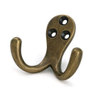 Burnished Brass Celtic Double Robe Hook - Coat Hooks - From The Anvil - Yester Home