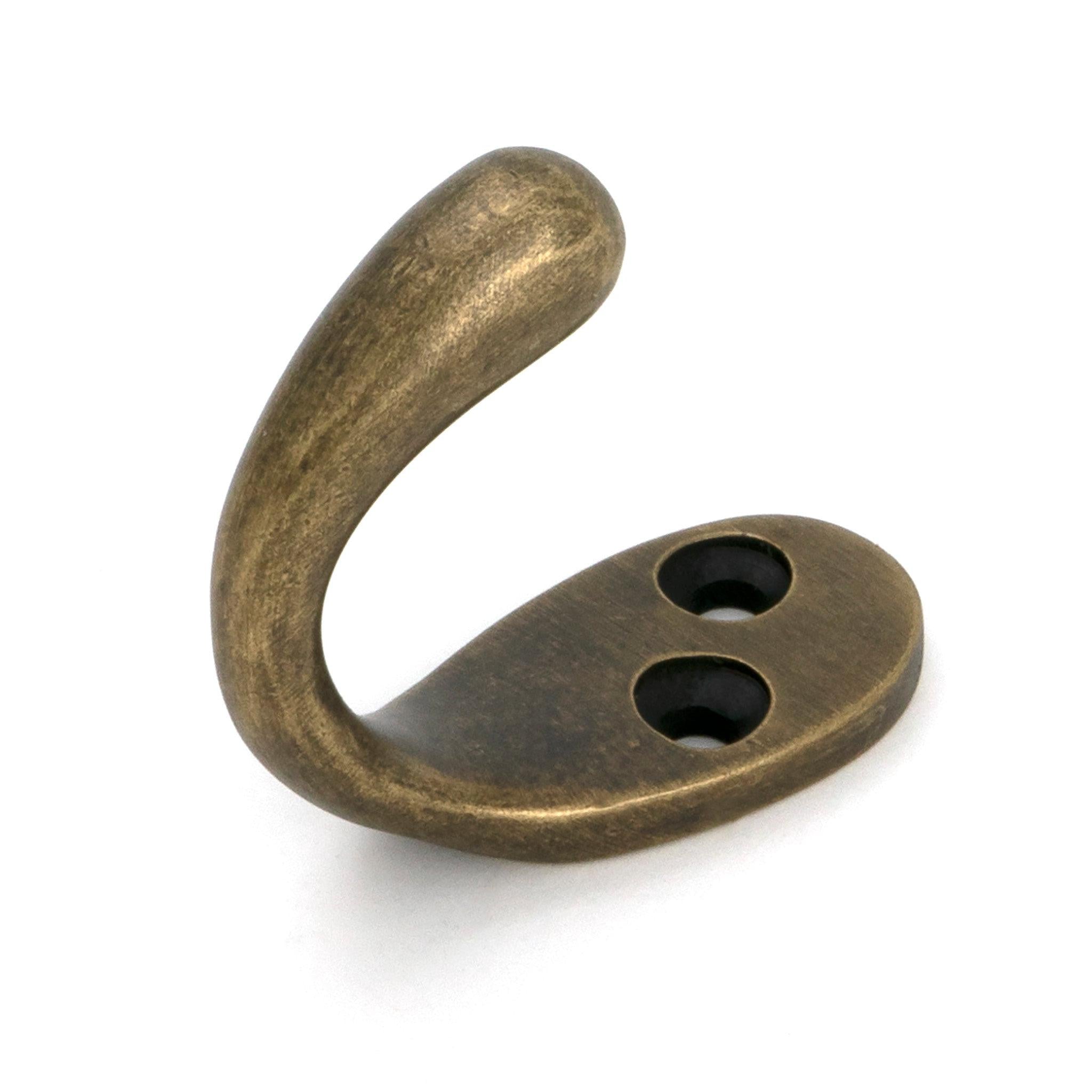 Burnished Brass Celtic Single Robe Hook - Coat Hooks - From The Anvil - Yester Home
