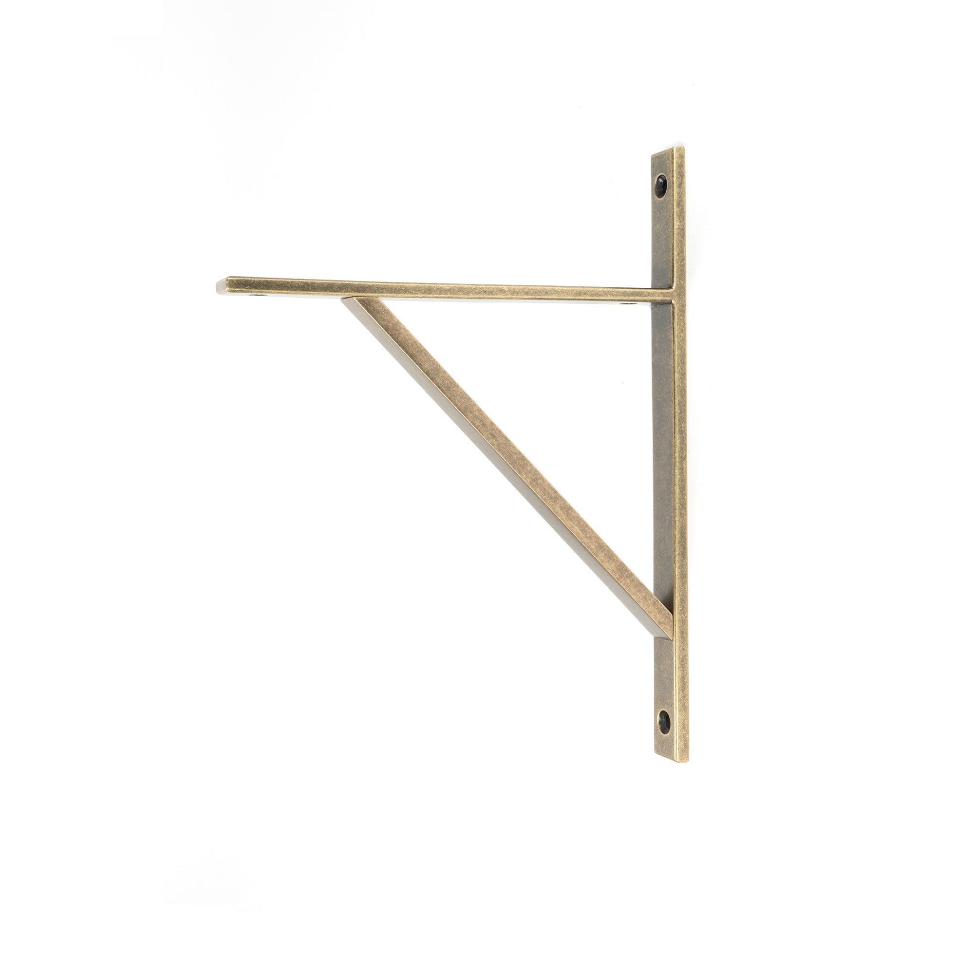 Burnished Brass Chalfont Shelf Bracket (260mm x 200mm) - Shelf Brackets - From The Anvil - Yester Home
