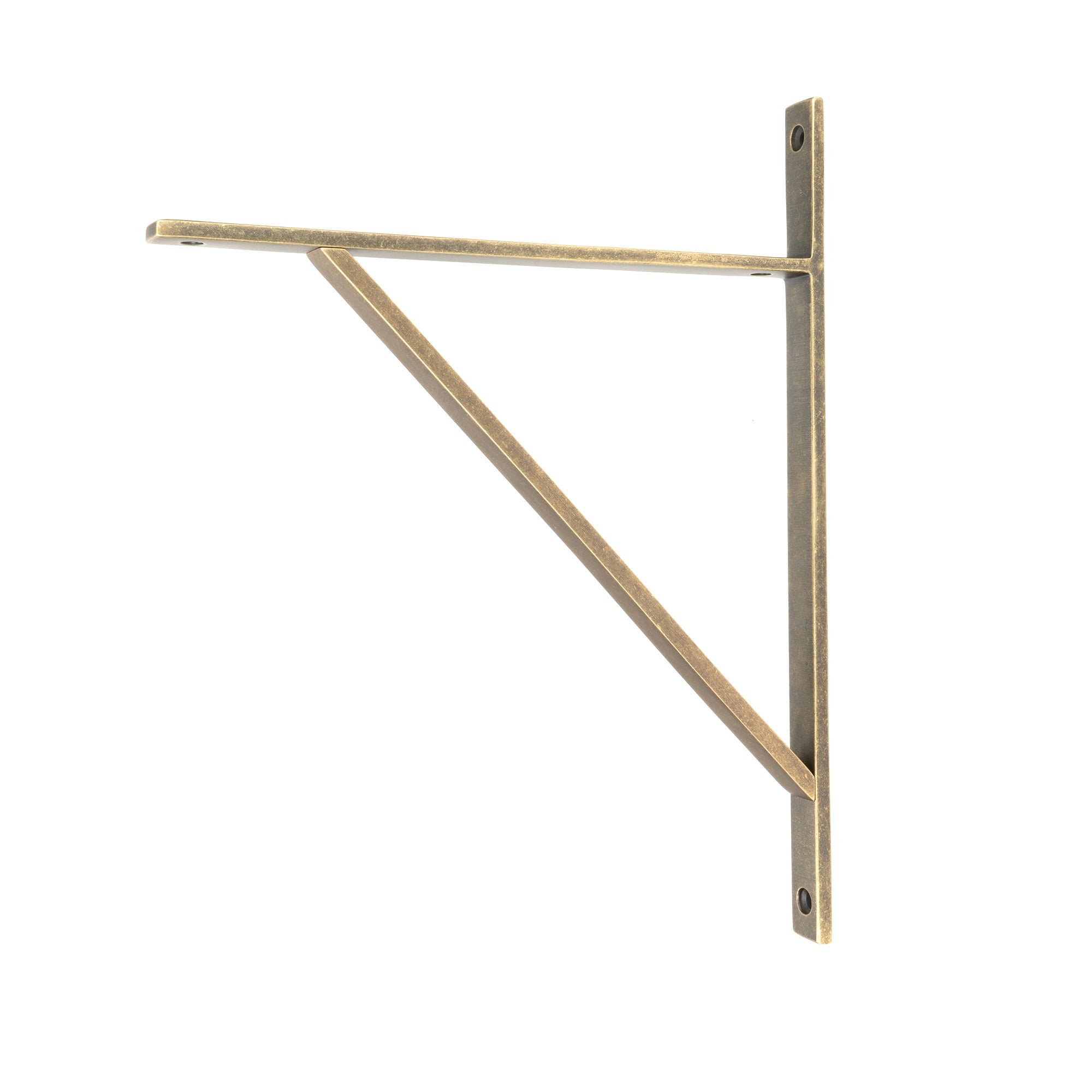 Burnished Brass Chalfont Shelf Bracket (314mm x 250mm) - Shelf Brackets - From The Anvil - Yester Home