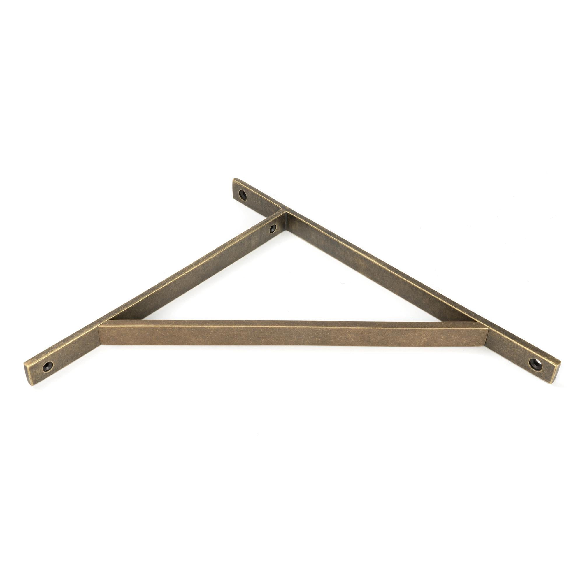 Burnished Brass Chalfont Shelf Bracket (314mm x 250mm) - Shelf Brackets - From The Anvil - Yester Home
