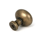 Burnished Brass Moore Cabinet Knob - 25mm - Cabinet Knobs - From The Anvil - Yester Home