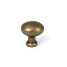Burnished Brass Moore Cabinet Knob - 25mm - Cabinet Knobs - From The Anvil - Yester Home