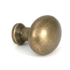 Burnished Brass Moore Cabinet Knob - 32mm - Cabinet Knobs - From The Anvil - Yester Home