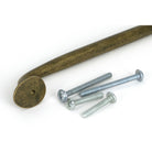 Burnished Brass Moore Pull Handle - Medium - Pull Handles - From The Anvil - Yester Home