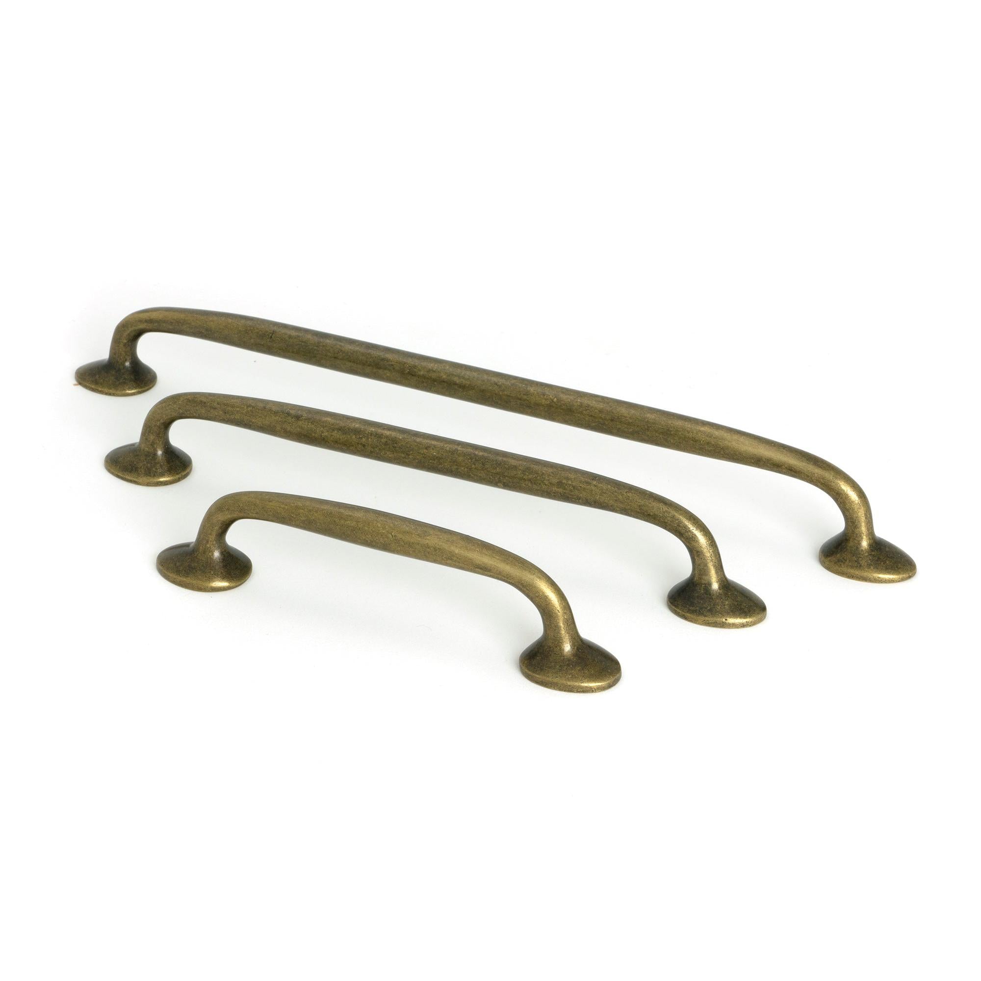 Burnished Brass Moore Pull Handle - Medium - Pull Handles - From The Anvil - Yester Home