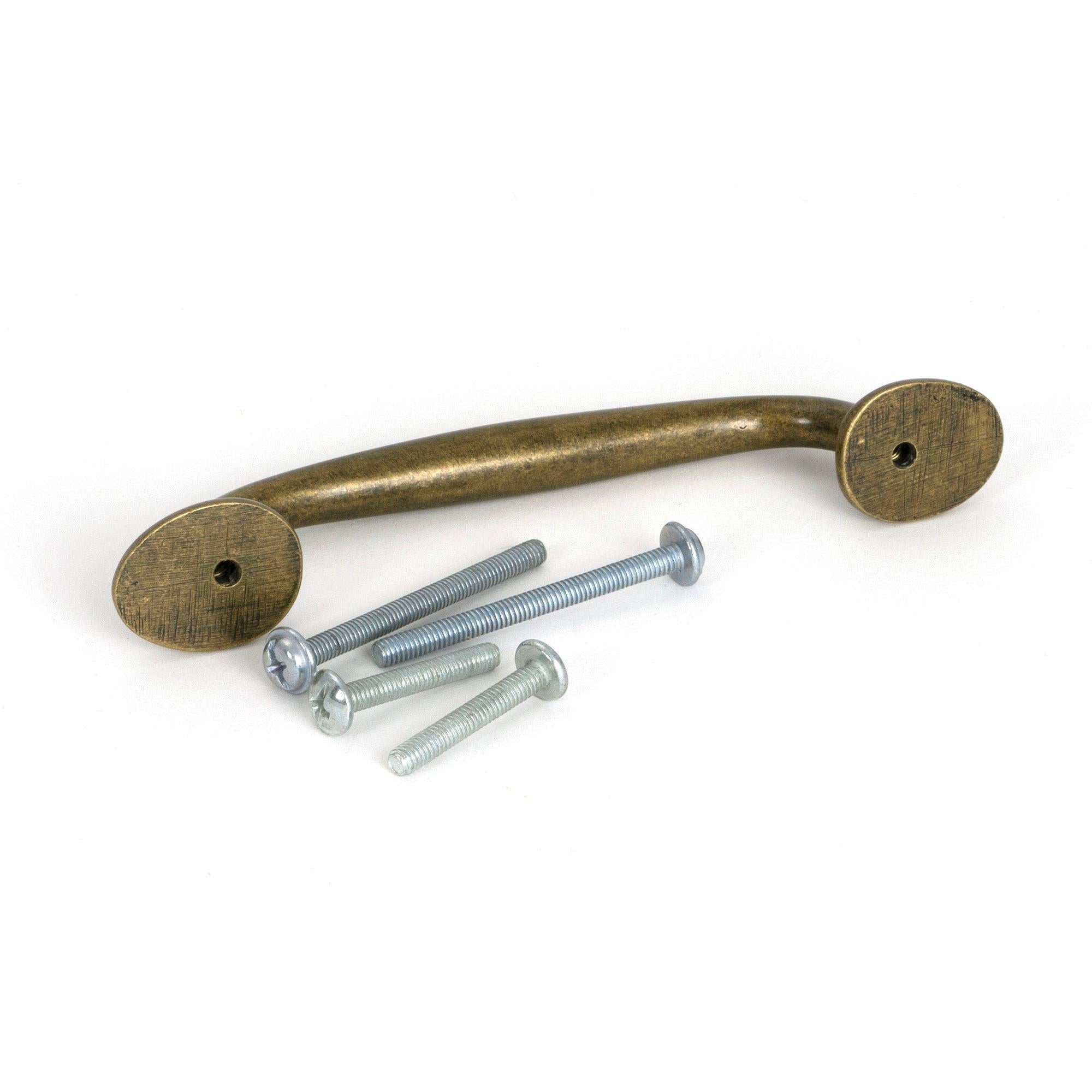 Burnished Brass Moore Pull Handle - Small - Pull Handles - From The Anvil - Yester Home