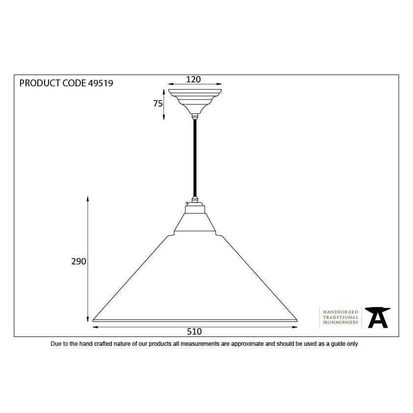 Burnished Hockley Pendant | From The Anvil-Hockley-Yester Home