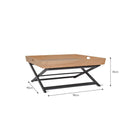 Butlers Coffee Table Square in Carbon - Oak-Coffee & Side Tables-Yester Home