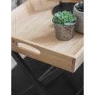 Butlers Side Table in Carbon - Oak-Coffee & Side Tables-Yester Home