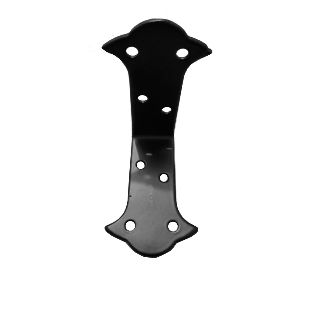 Butterfly Iron Corner Black-Decorative Hinges & Corners-Yester Home