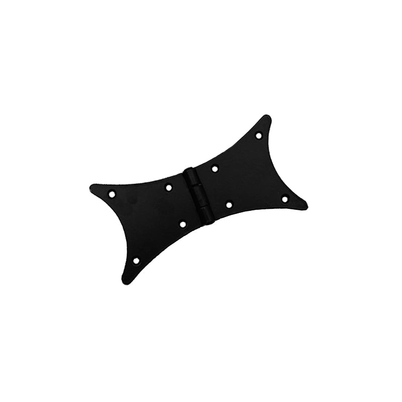 Butterfly Large Hinge Black-Decorative Hinges & Corners-Yester Home