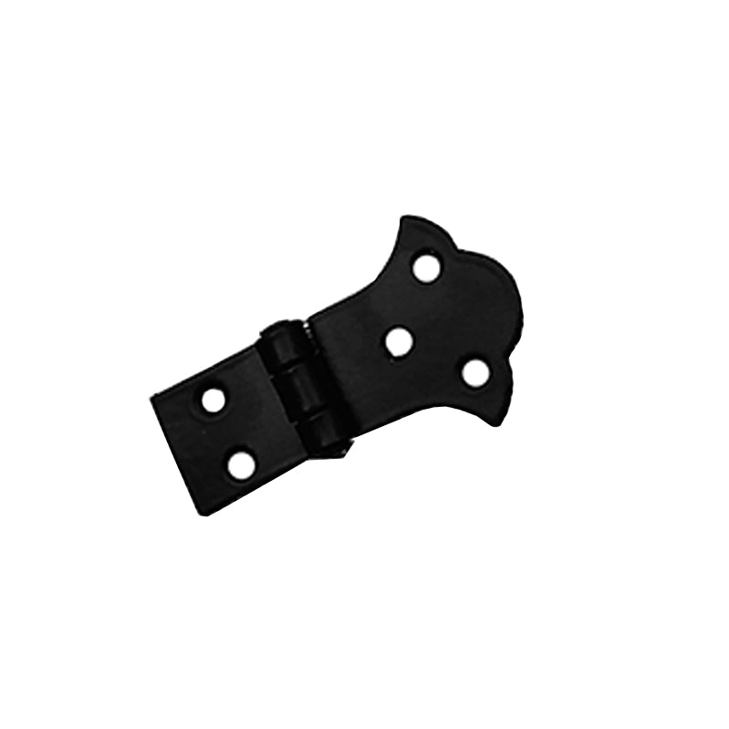 Butterfly Unequal Hinge Black-Decorative Hinges & Corners-Yester Home
