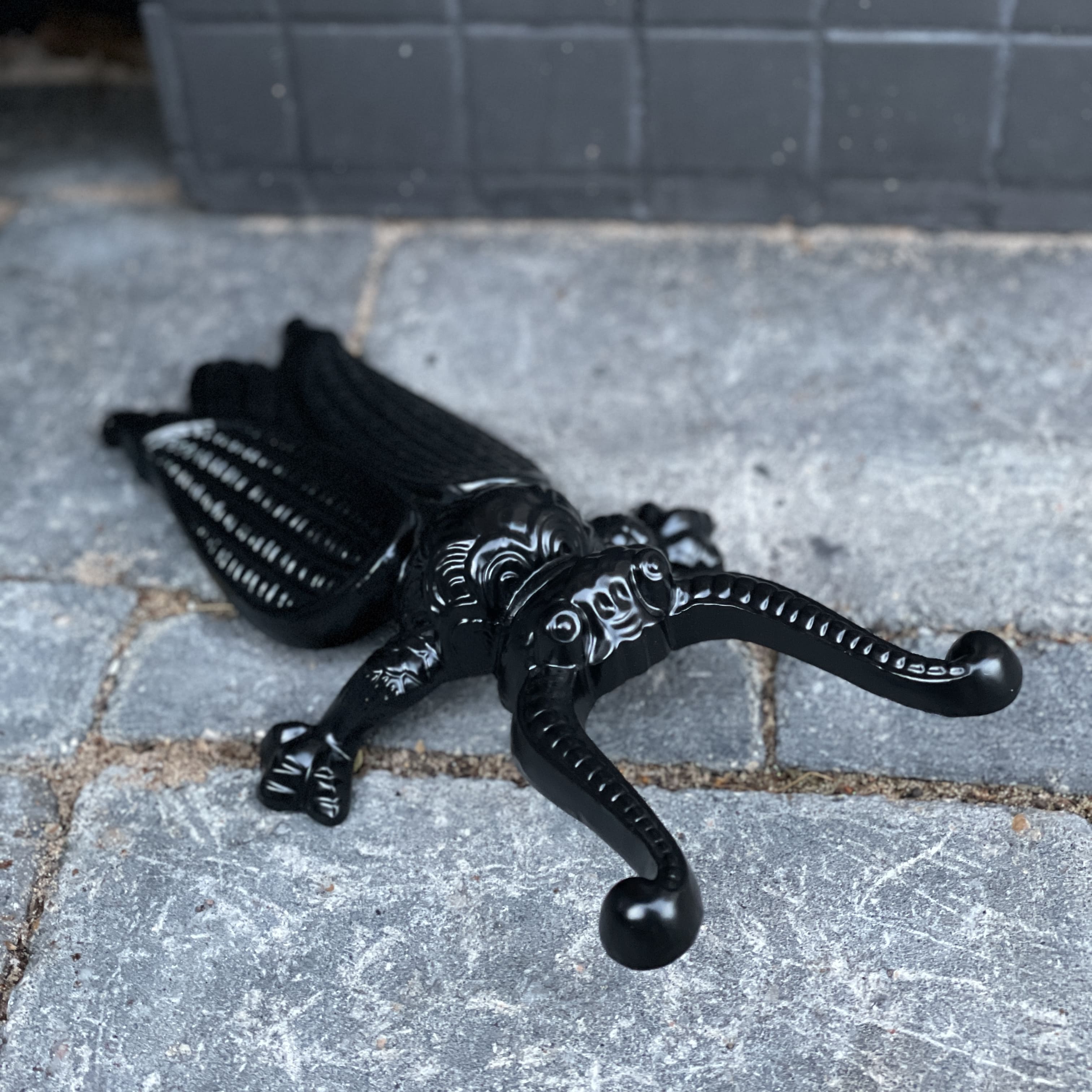 Cast Iron Beetle Boot Pull-Boot Pulls & Scrapers-Yester Home