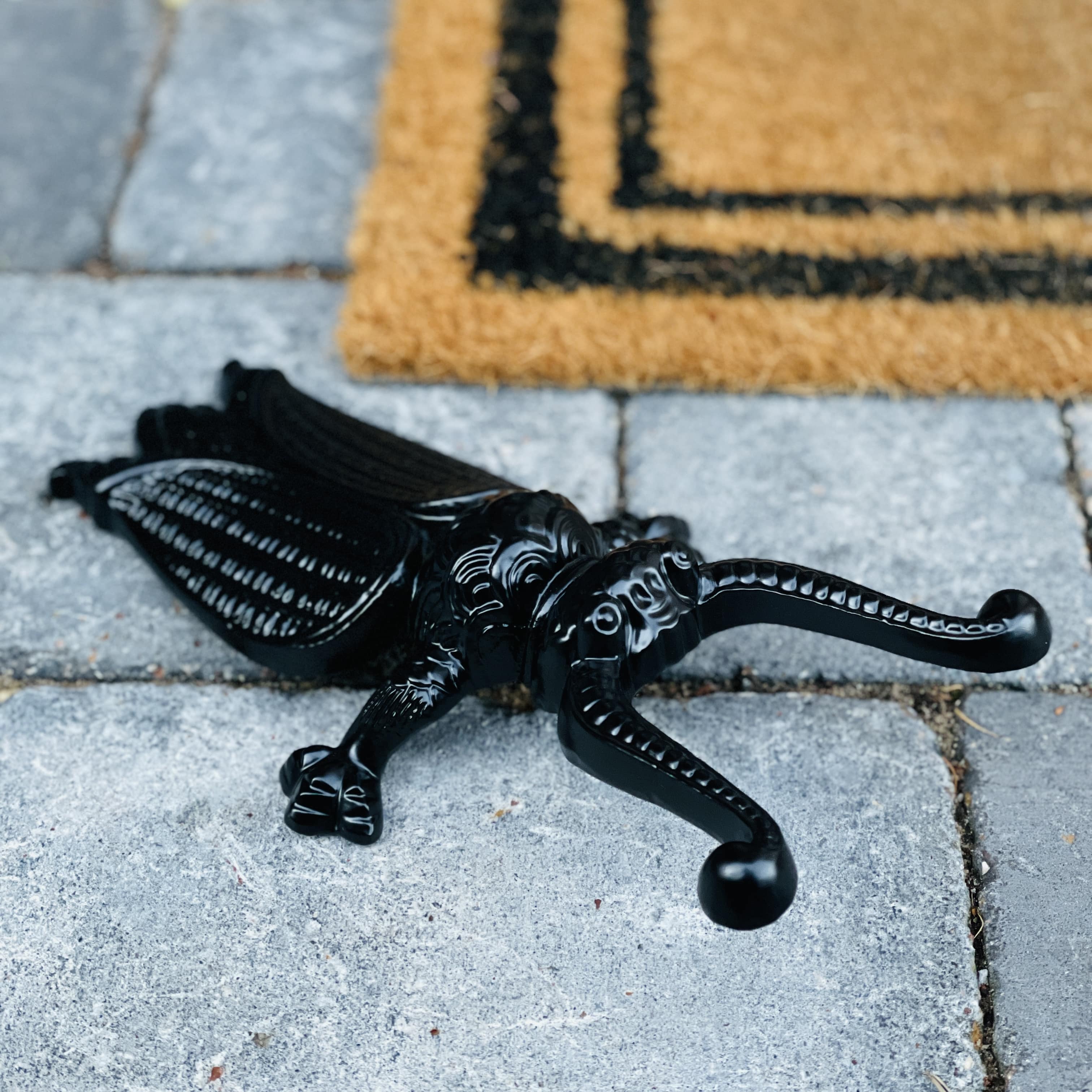 Cast Iron Beetle Boot Pull-Boot Pulls & Scrapers-Yester Home