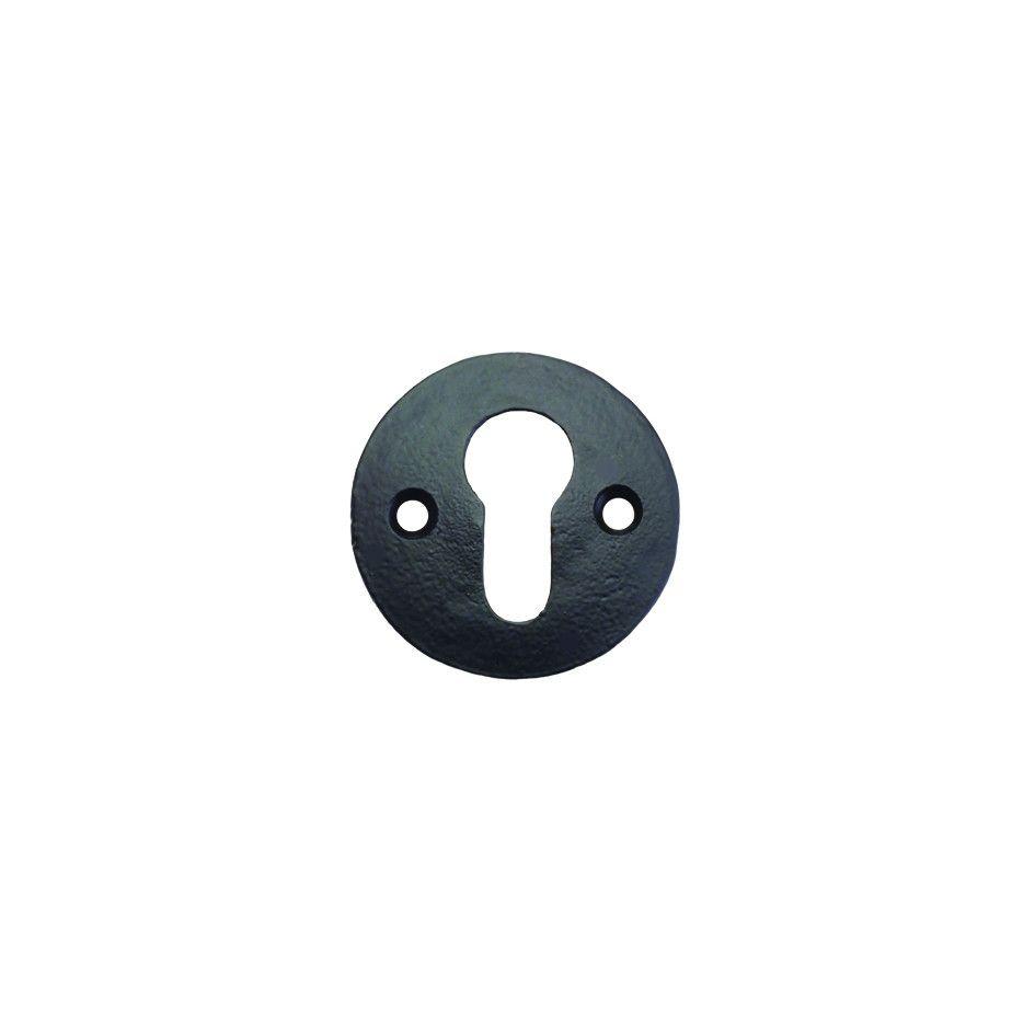 Cast Iron Escutcheon Keyhole Euro · 7108 ·-Escutcheons-Yester Home