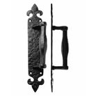 Cast Iron Heavy Door Pull Handle Antique Black · 7146 ·-Door Pull Handles-Yester Home