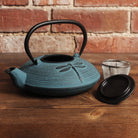 Cast Iron Japanese Teapot / Kettle Blue Dragonfly 0.8L-Teapots-Yester Home