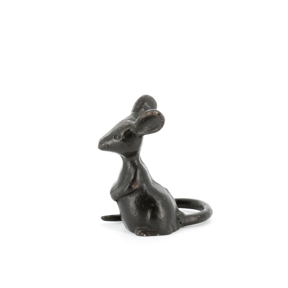Cast Iron Mouse Ornament-Ornaments-Yester Home