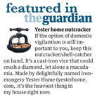 Cast Iron Nutcracker with Bowl Catcher-Nutcrackers-Yester Home