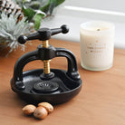 Cast Iron Nutcracker with Bowl Catcher-Nutcrackers-Yester Home