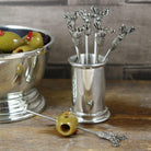 Cast Pewter Stag Olive/Cocktail Picks-Cocktail / Olive Picks-Yester Home