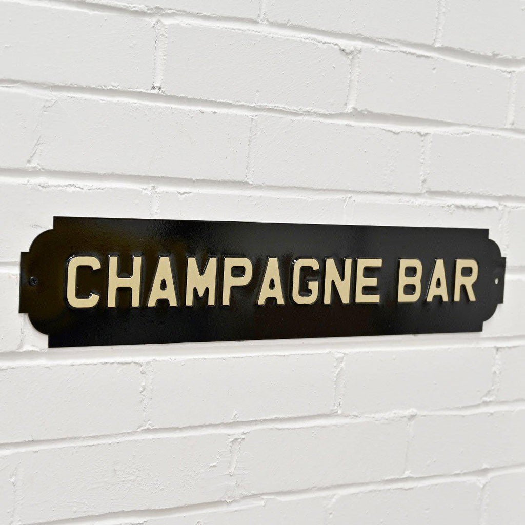 Champagne Bar Sign-Bar Signs-Yester Home