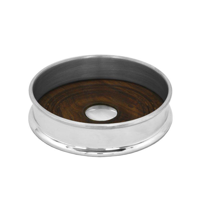 Champagne Pewter Bottle Coaster-Bottle Coasters-Yester Home