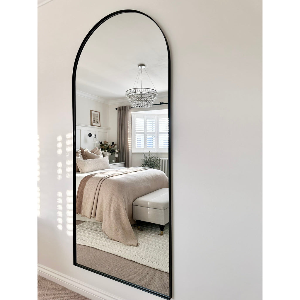 Charlcombe Arched Leaning Mirror, Large - Iron - Mirrors - Garden Trading - Yester Home