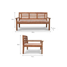Chastleton Day Bed - Teak-Outdoor Benches-Yester Home