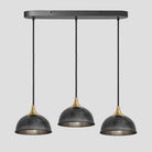 Chelsea Dome 3 Wire Cluster Lights - 8 inch - Pewter-Ceiling Lights-Yester Home
