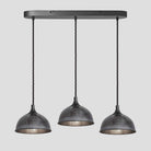 Chelsea Dome 3 Wire Cluster Lights - 8 inch - Pewter-Ceiling Lights-Yester Home