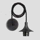 Chelsea Dome Pendant - 8 Inch - Pewter & Brass-Ceiling Lights-Yester Home