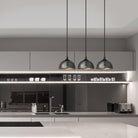 Chelsea Dome Pendant - 8 Inch - Pewter & Copper-Ceiling Lights-Yester Home