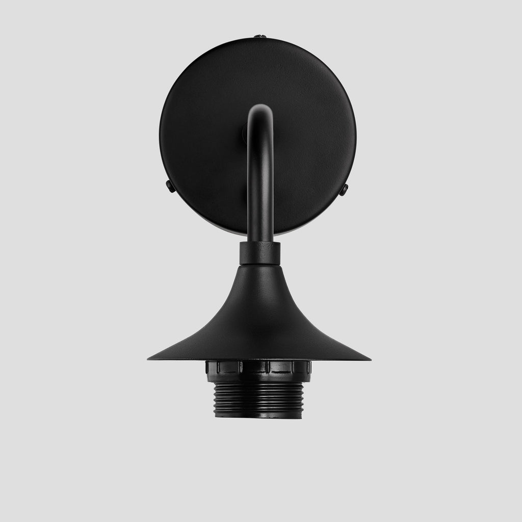Chelsea Dome Wall Light - 8 Inch - Black-Ceiling Lights-Yester Home