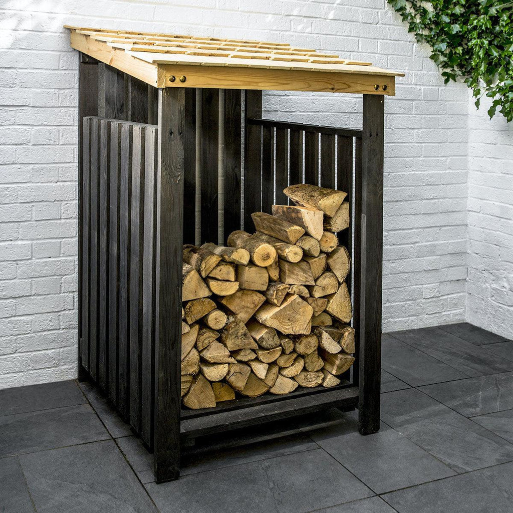 Chelwood Modular Wooden Log Store-Log Storage & Baskets-Yester Home