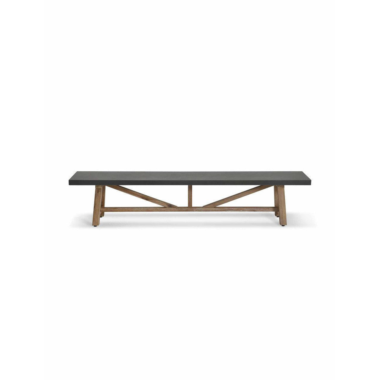 Chilford Bench | Large | Grey - Outdoor Chairs & Loungers - Garden Trading - Yester Home