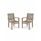 Chilford Carver Dining Chairs | Set of 2-Outdoor Chairs & Loungers-Yester Home