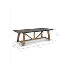 Chilford Dining Table | Large | Grey - Outdoor Dining Tables & Sets - Garden Trading - Yester Home