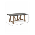Chilford Dining Table | Small | Grey-Outdoor Dining Tables & Sets-Yester Home