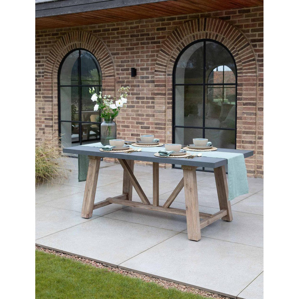 Chilford Dining Table | Small | Grey-Outdoor Dining Tables & Sets-Yester Home