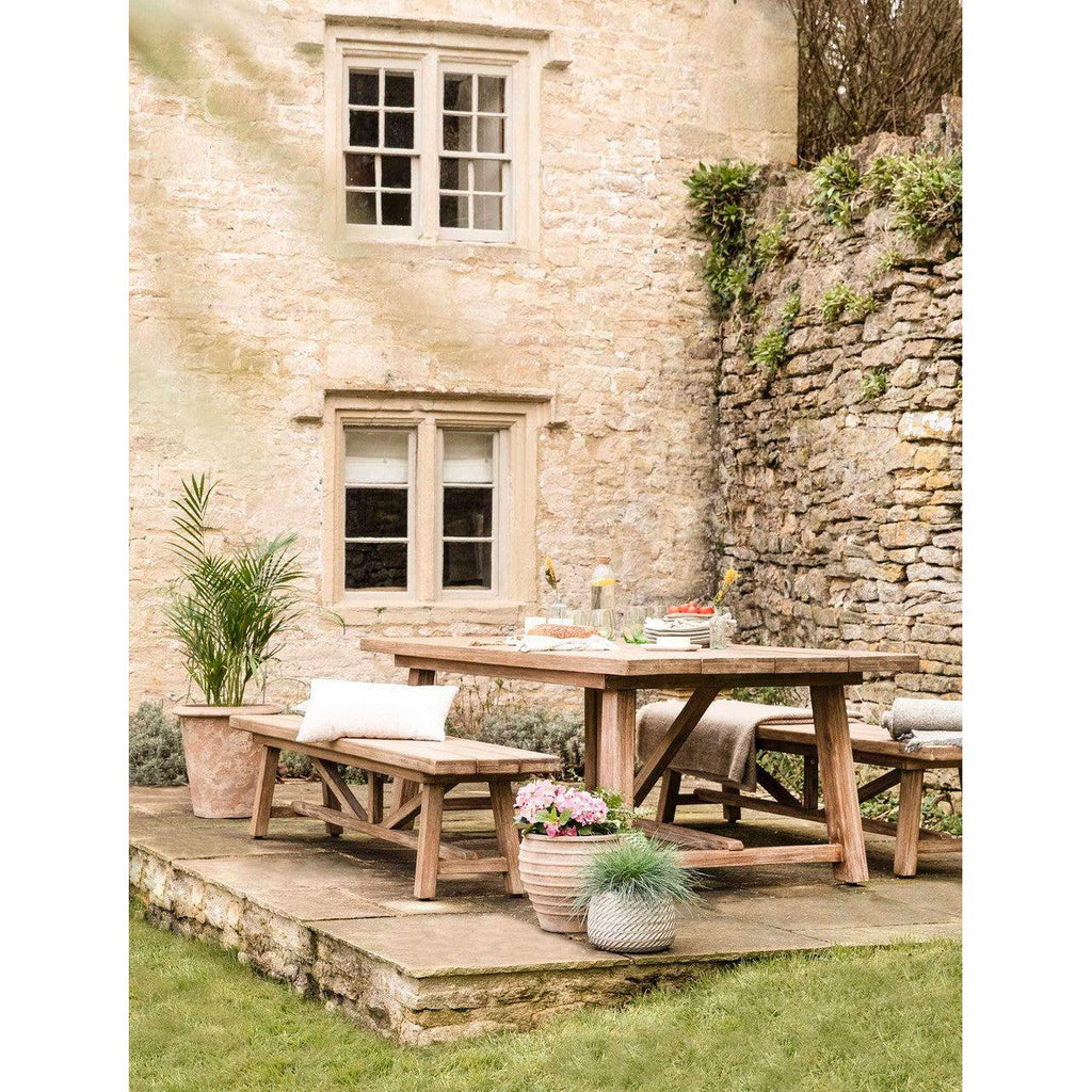 Chilford Solid Wood Dining Table | Large (PRE-ORDER MID JULY 2024) - Outdoor Dining Tables & Sets - Garden Trading - Yester Home