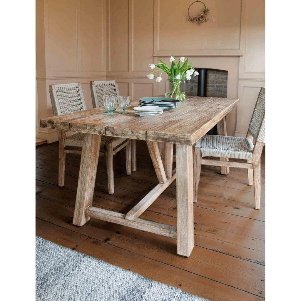 Chilford Solid Wood Dining Table | Small-Outdoor Dining Tables & Sets-Yester Home