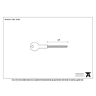 Chubb Long Security Star Key | From The Anvil - Bolts - From The Anvil - Yester Home