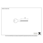 Chubb Short Security Star Key | From The Anvil-Bolts-Yester Home
