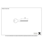 Chubb Short Security Star Key | From The Anvil - Bolts - From The Anvil - Yester Home