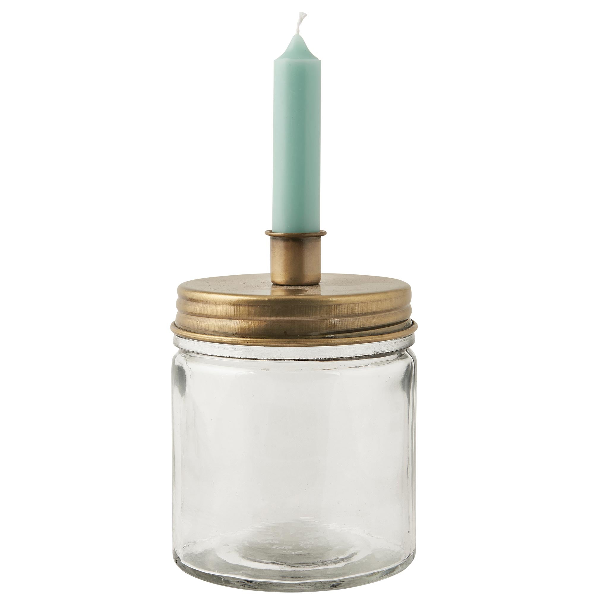 Chunky Glass Jar Candle Holder | Various-Candle Holders-Yester Home